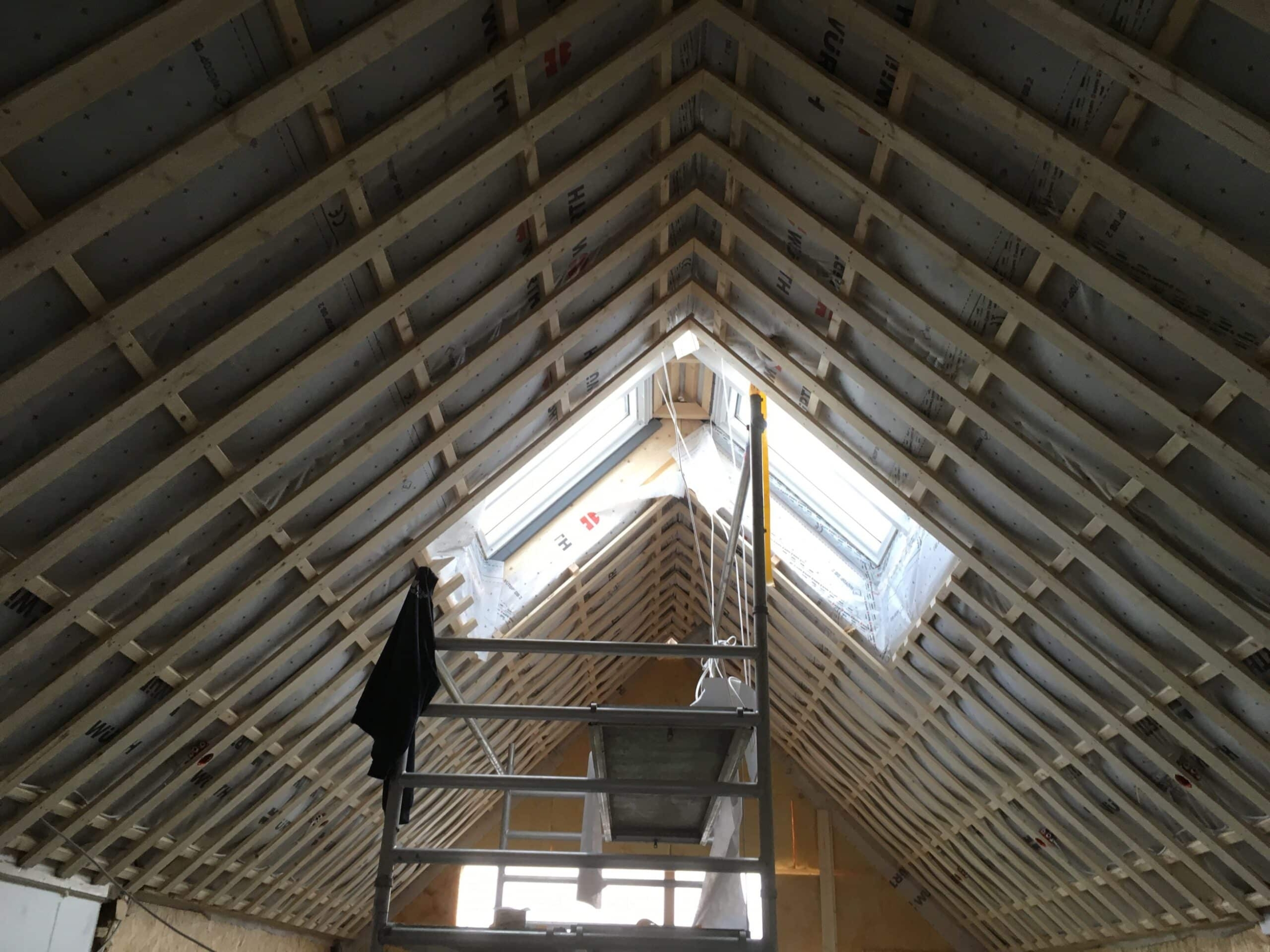 Loftkonstruktion udført af tømrer i Sønderborg og Als med fokus på kvalitet og detaljer